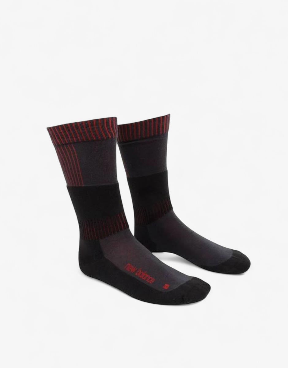 NEW BALANCE 1-Pair Running Winter Socks Grey/Black