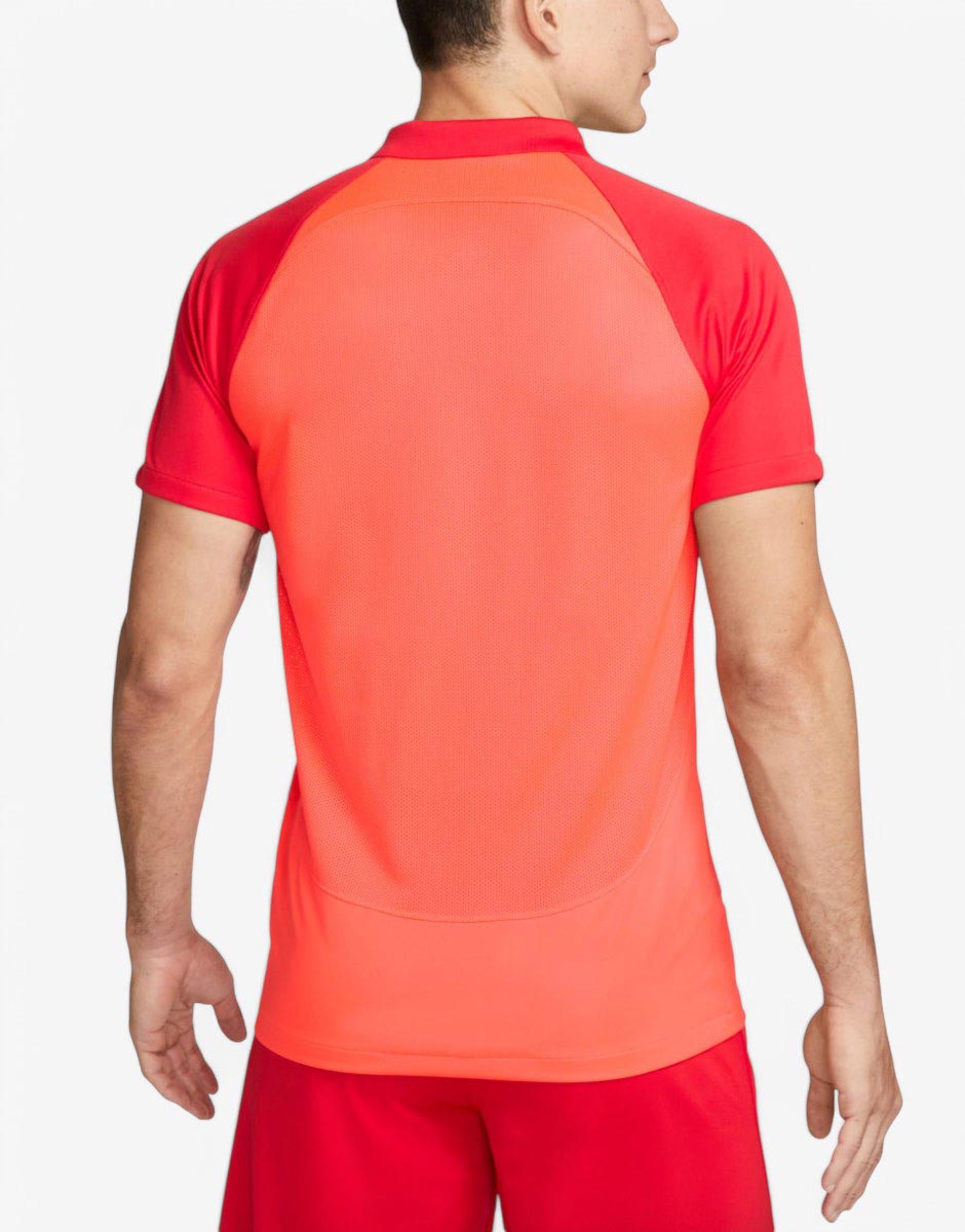 NIKE Academy Pro Short Sleeve Polo Red NIKE Academy Pro Short Sleeve Polo Red