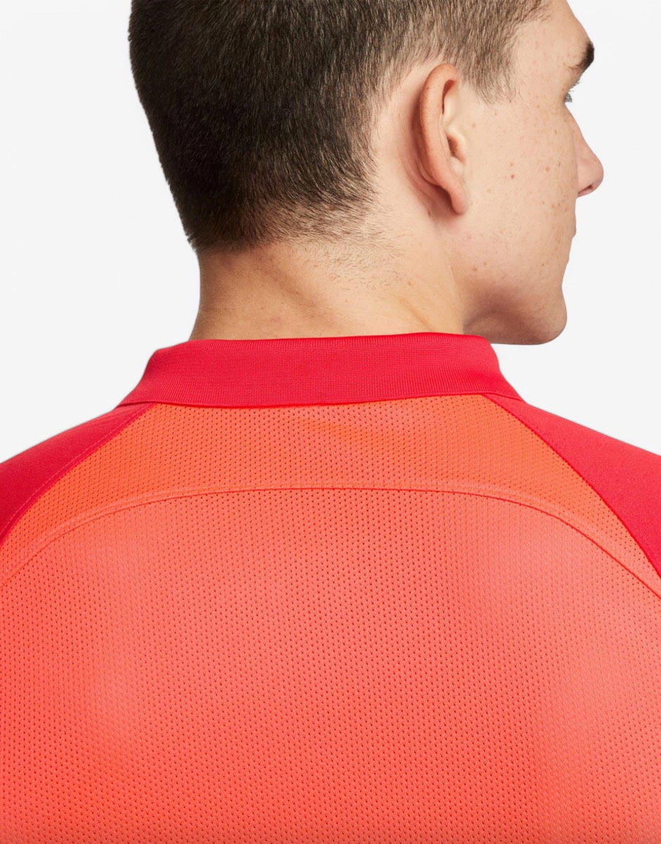 NIKE Academy Pro Short Sleeve Polo Red NIKE Academy Pro Short Sleeve Polo Red