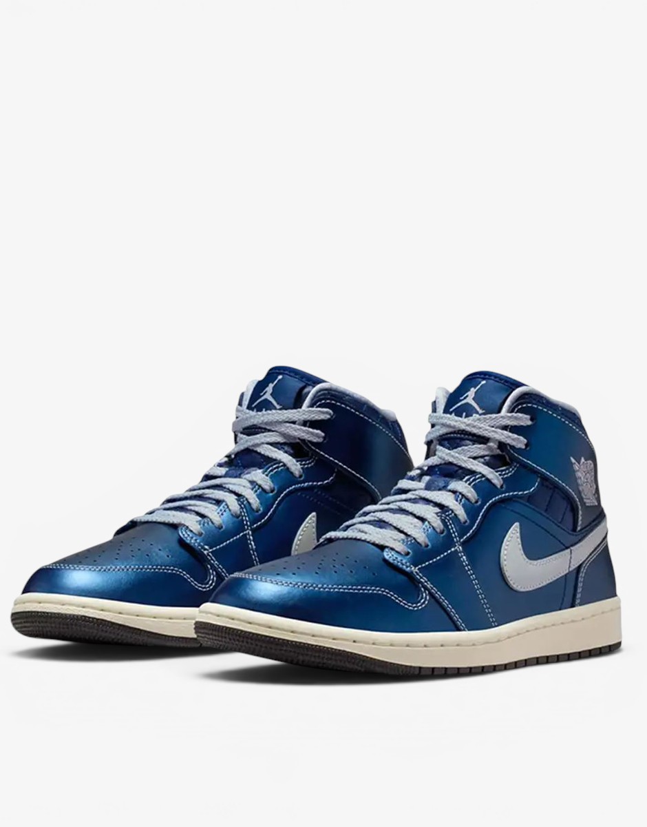 NIKE Air Jordan 1 Mid SE Blue / White