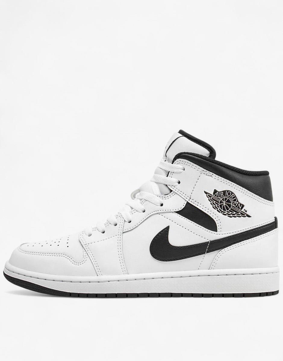 NIKE Air Jordan 1 Mid Shoes White