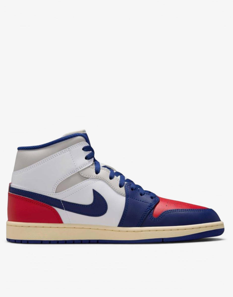 NIKE Air Jordan 1 Mid White / Blue
