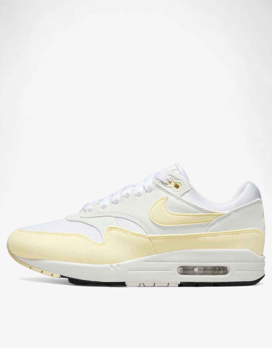 NIKE Air Max 1 Shoes White/Yellow