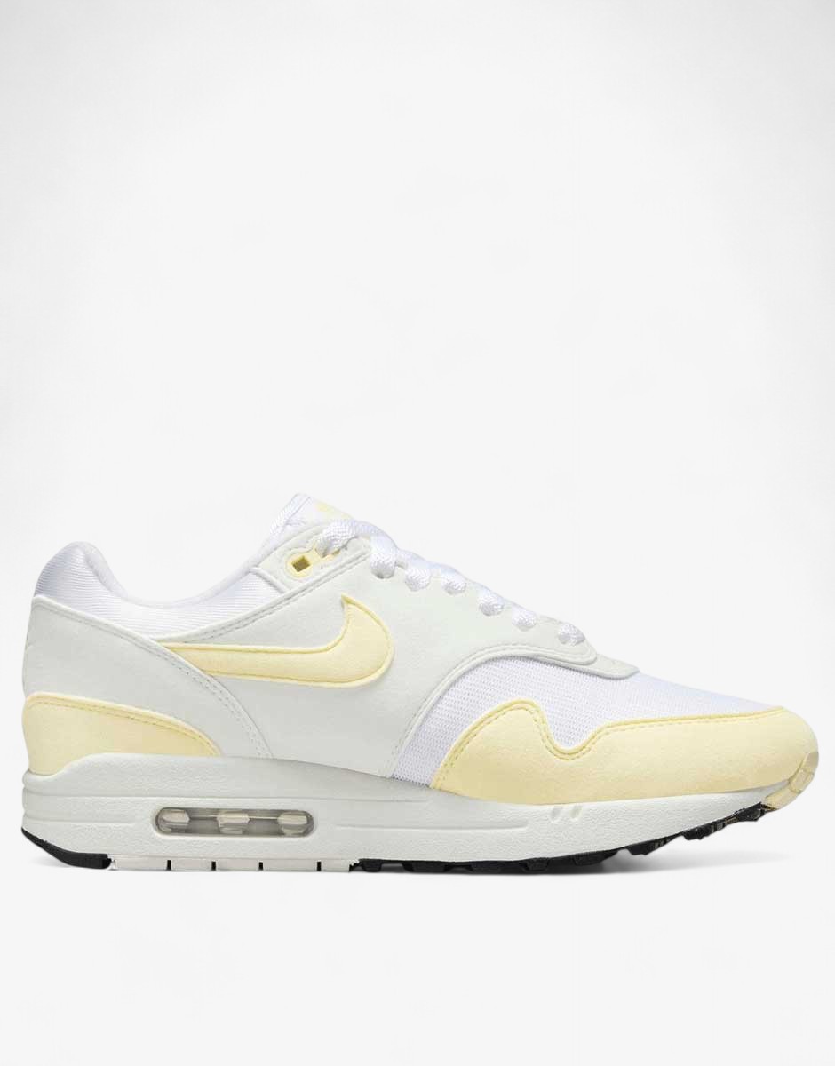 NIKE Air Max 1 Shoes White/Yellow