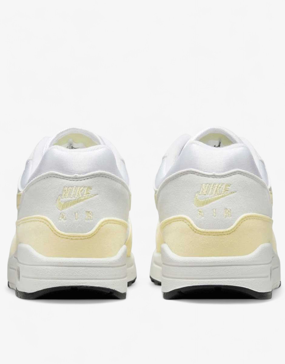 NIKE Air Max 1 Shoes White/Yellow