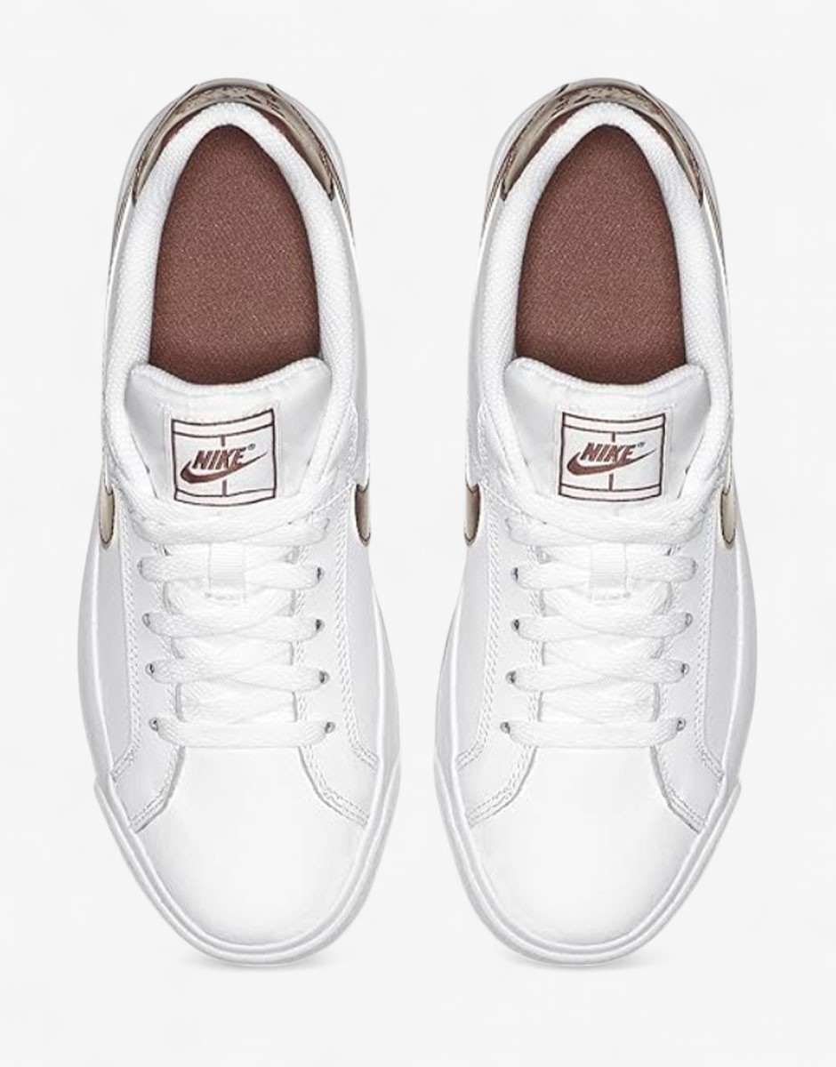 NIKE Court Royale Ac Shoes White/Mauve