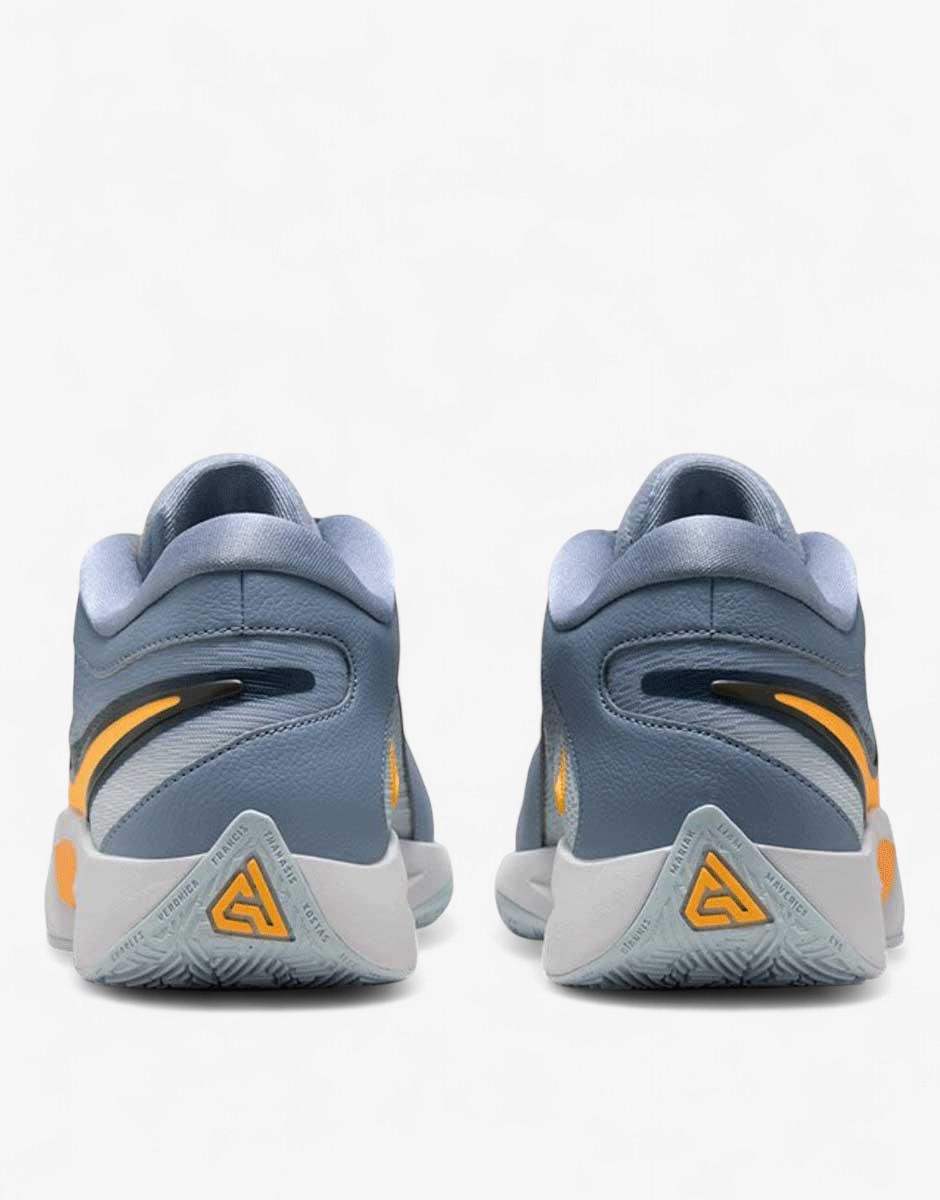 NIKE Giannis Freak 6 Basketball Shoes Grey/Orange
