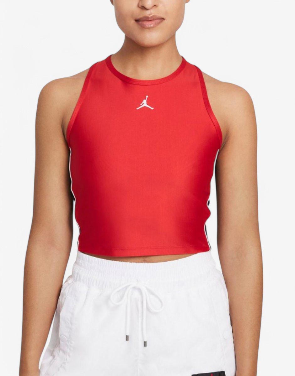 Nike Jordan Essential Cropped Tank Top Red