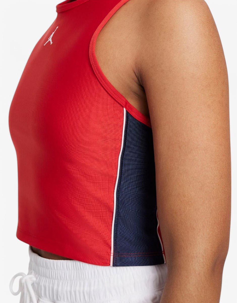 Nike Jordan Essential Cropped Tank Top Red