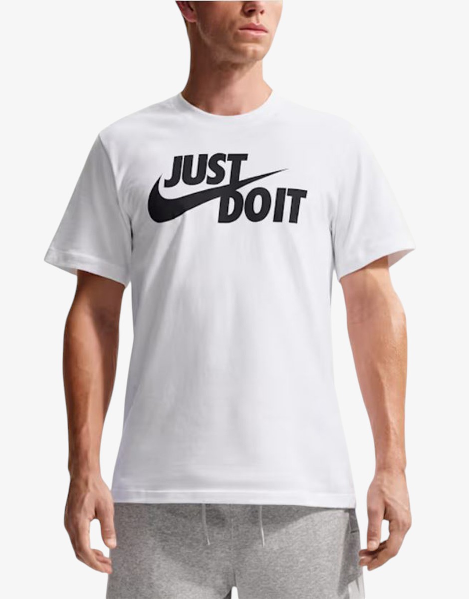 NIKE Just Do It Tee White / Black