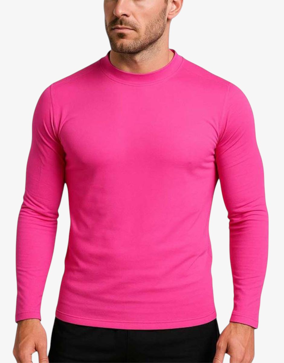 NIKE Pro Mock Thermoactive Long Sleeve Top Pink