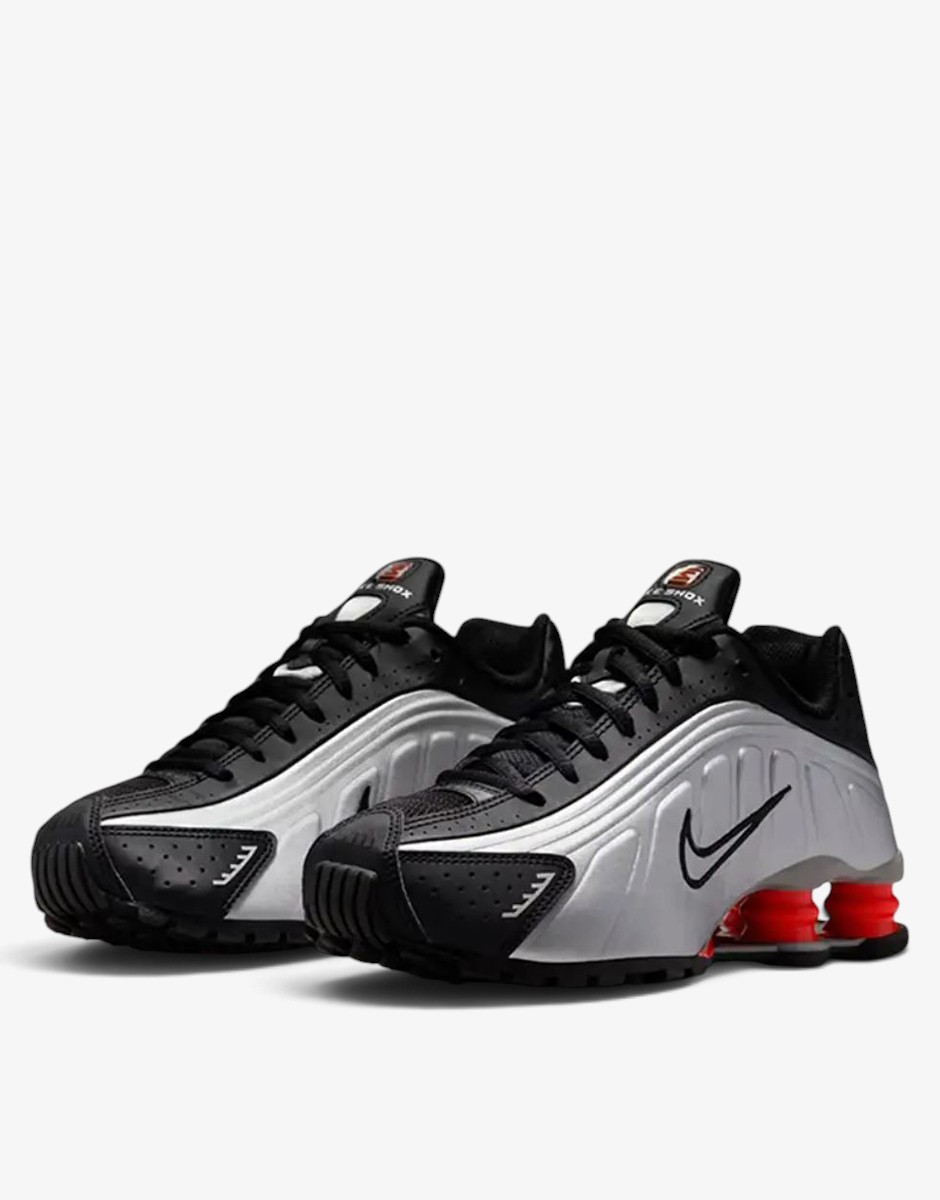 NIKE Shox R4 GS Metallic Silver