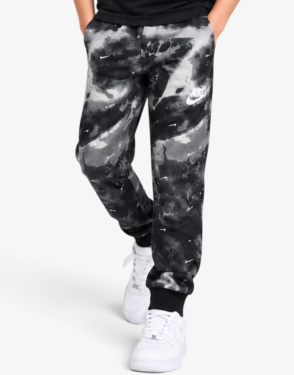 NIKE Sportswear Pants Black/White
