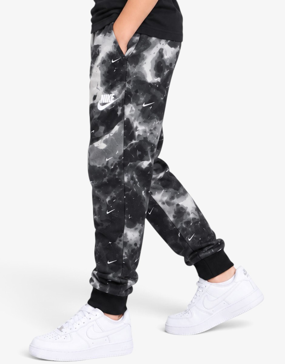 NIKE Sportswear Pants Black/White