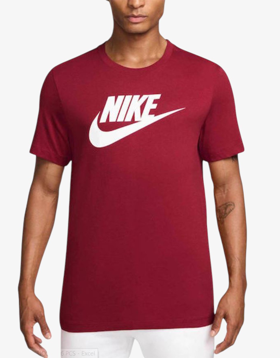 NIKE Tee Icon Futura Crimson Red