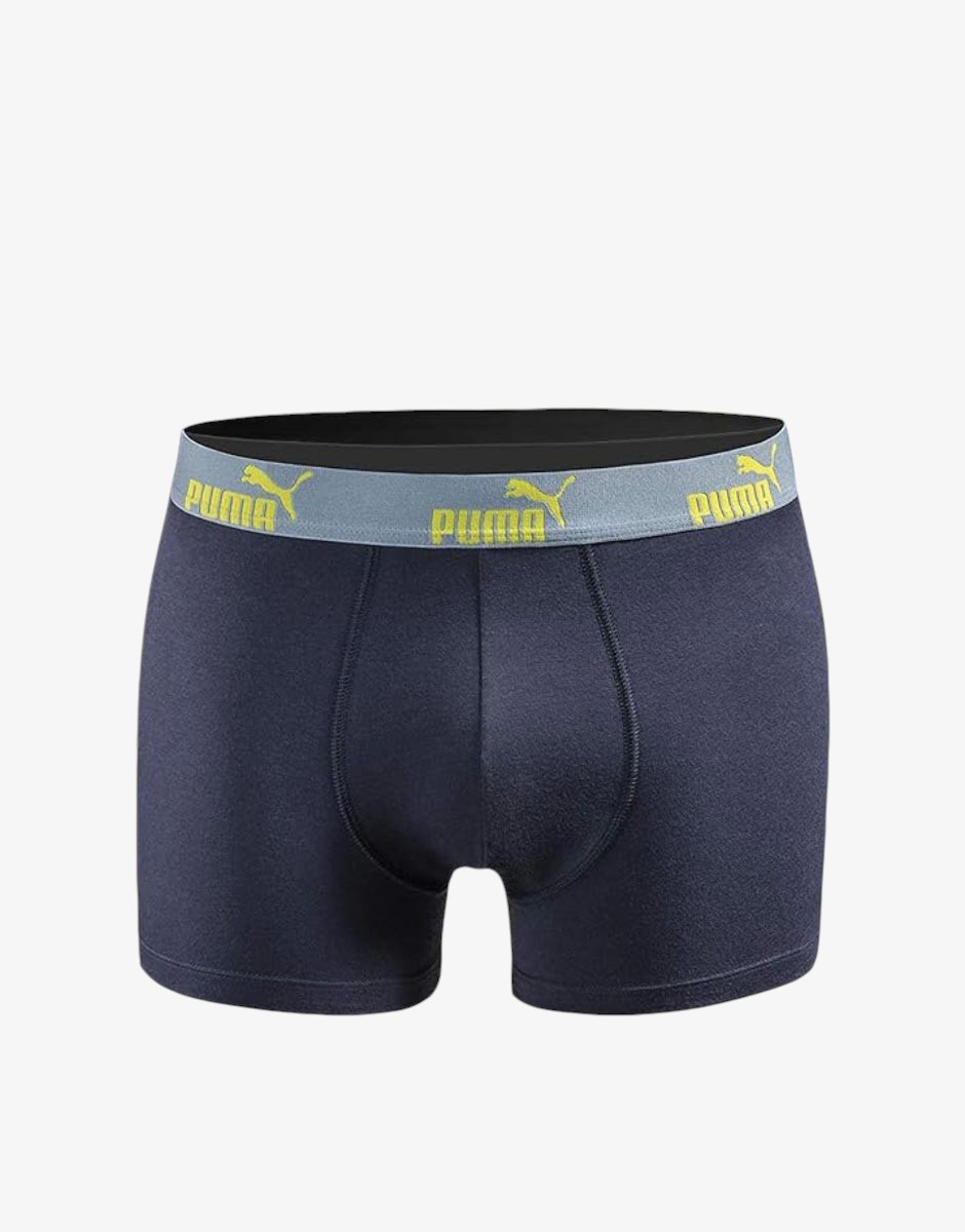 PUMA 3-Packs Boxer Shorts Blue/Lime