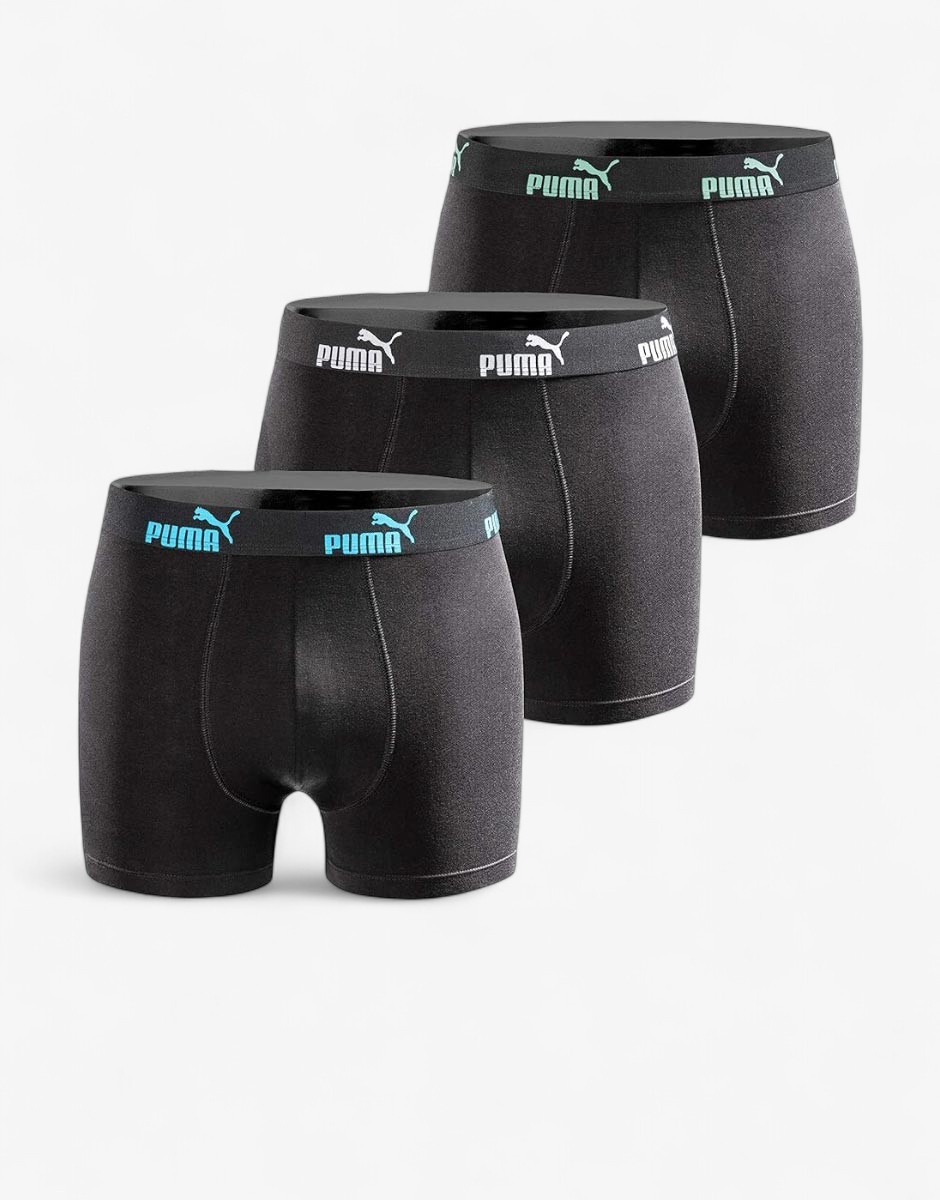 PUMA 3-Packs Boxer Shorts Jet Black