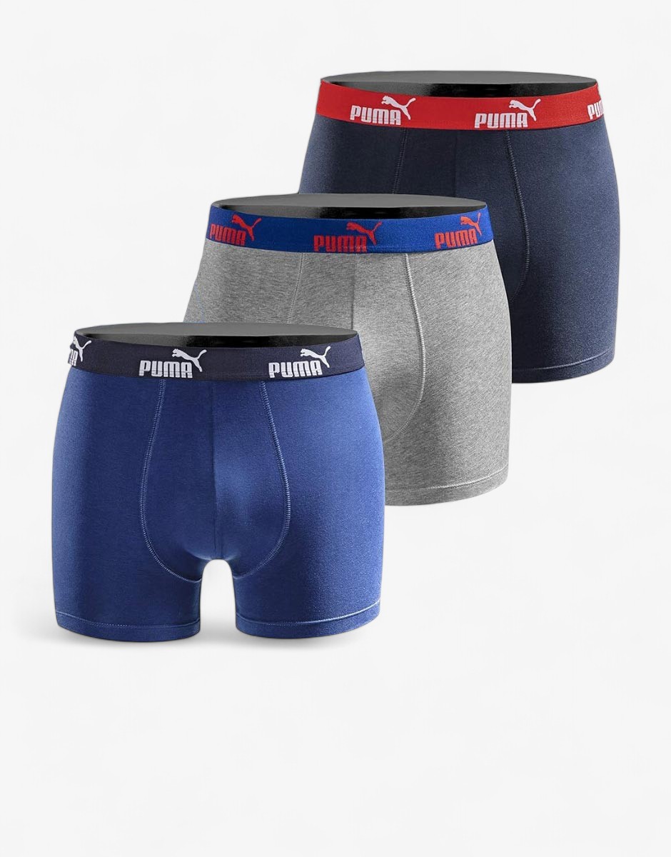 PUMA 3-Packs Boxer Shorts Sodalite Blue