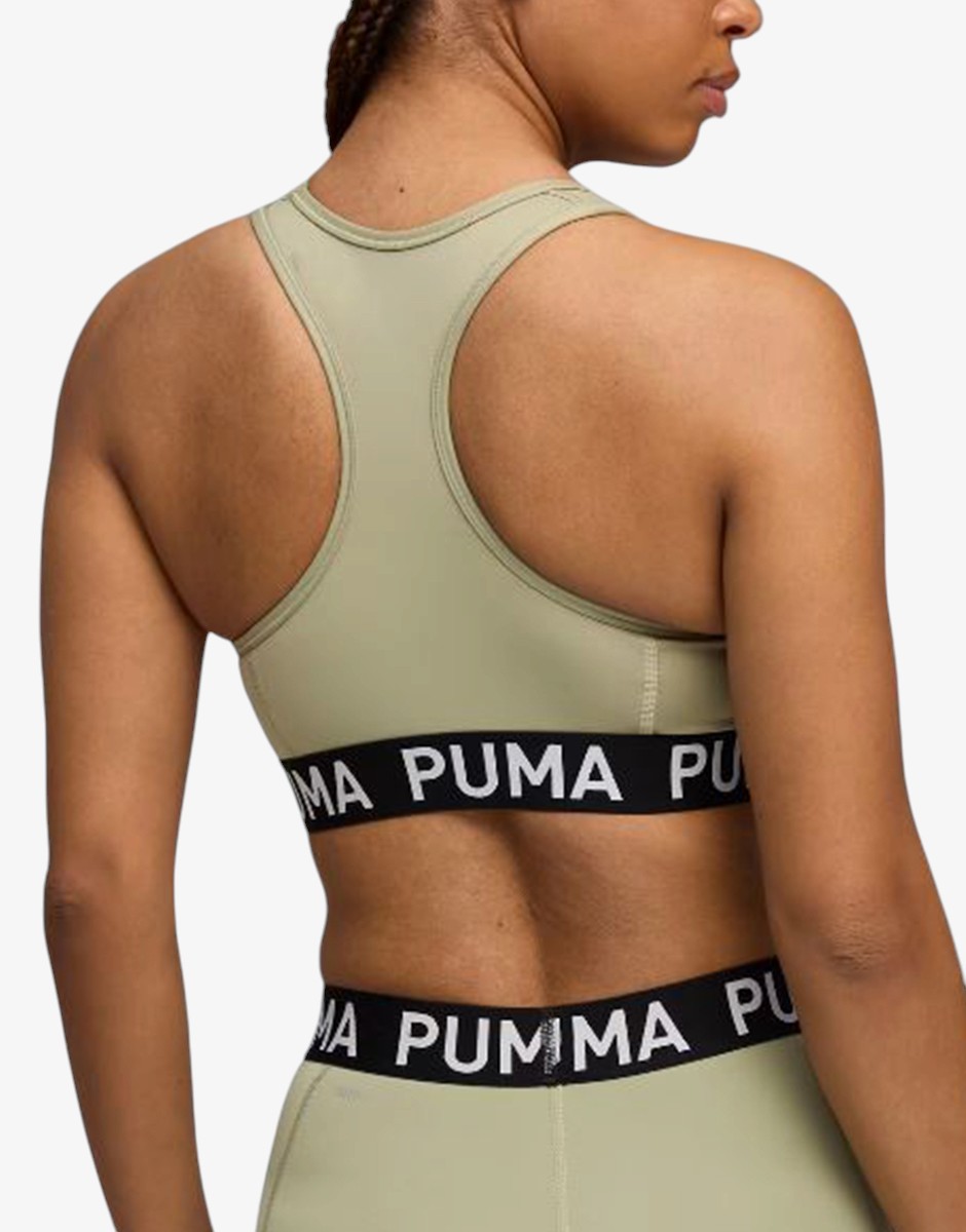 PUMA 4KEEPS Strong Bra Elastic Mid Green