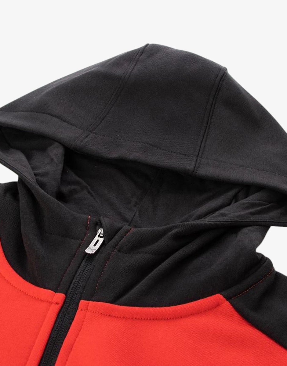 PUMA x AC Milan Casuals Hooded Jacket Red