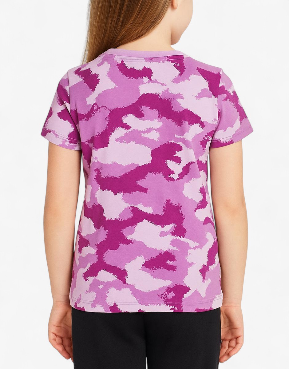 PUMA Alpha All Over Print Tee Pink