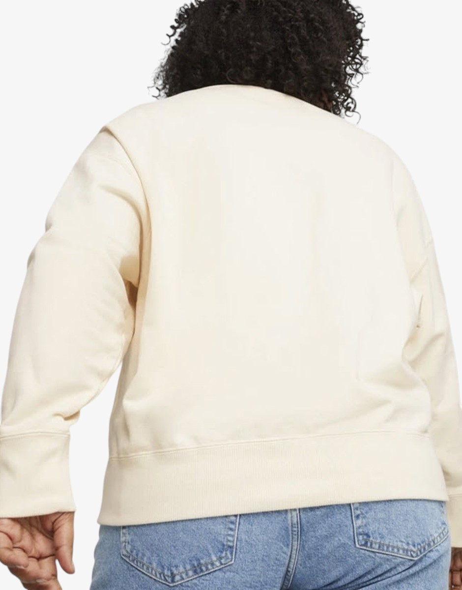 PUMA Berrer Classics Relaxed Crew Tee Ecru