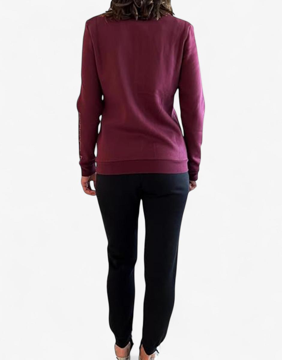 PUMA Bronze Full-Zip Tracksuit Burgundy/Black