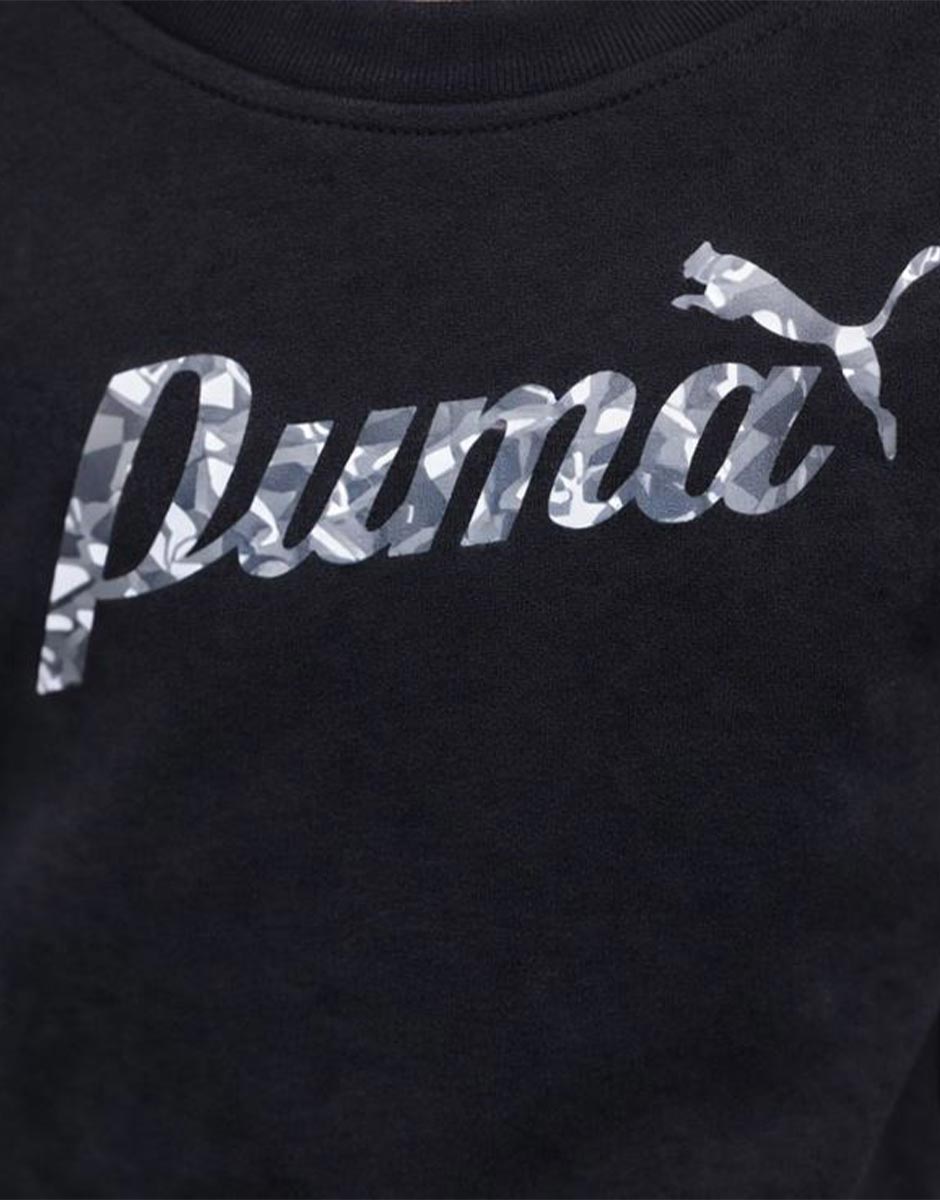 PUMA Class Act Crew And Leggings Fleece Set Black