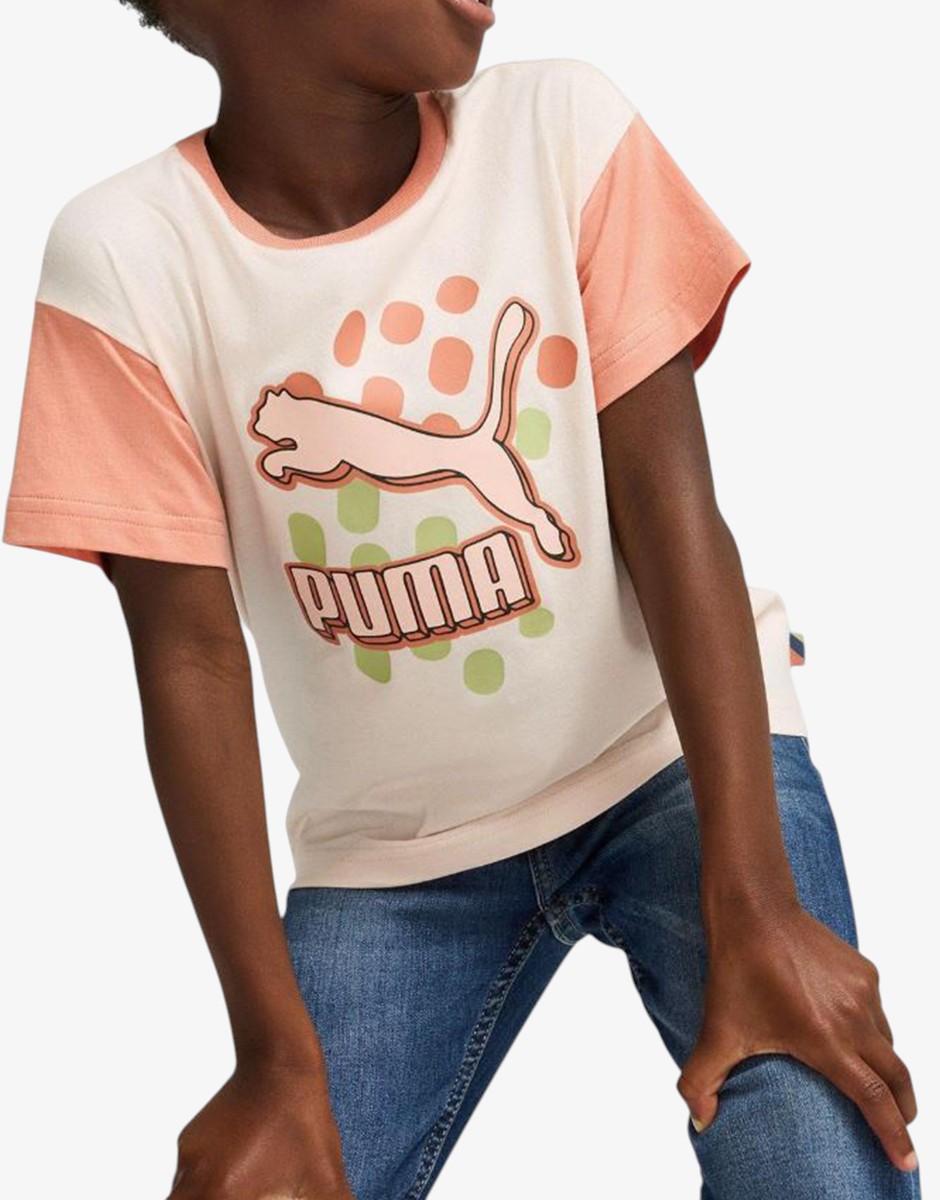PUMA Classic Puma FC Tee Pink