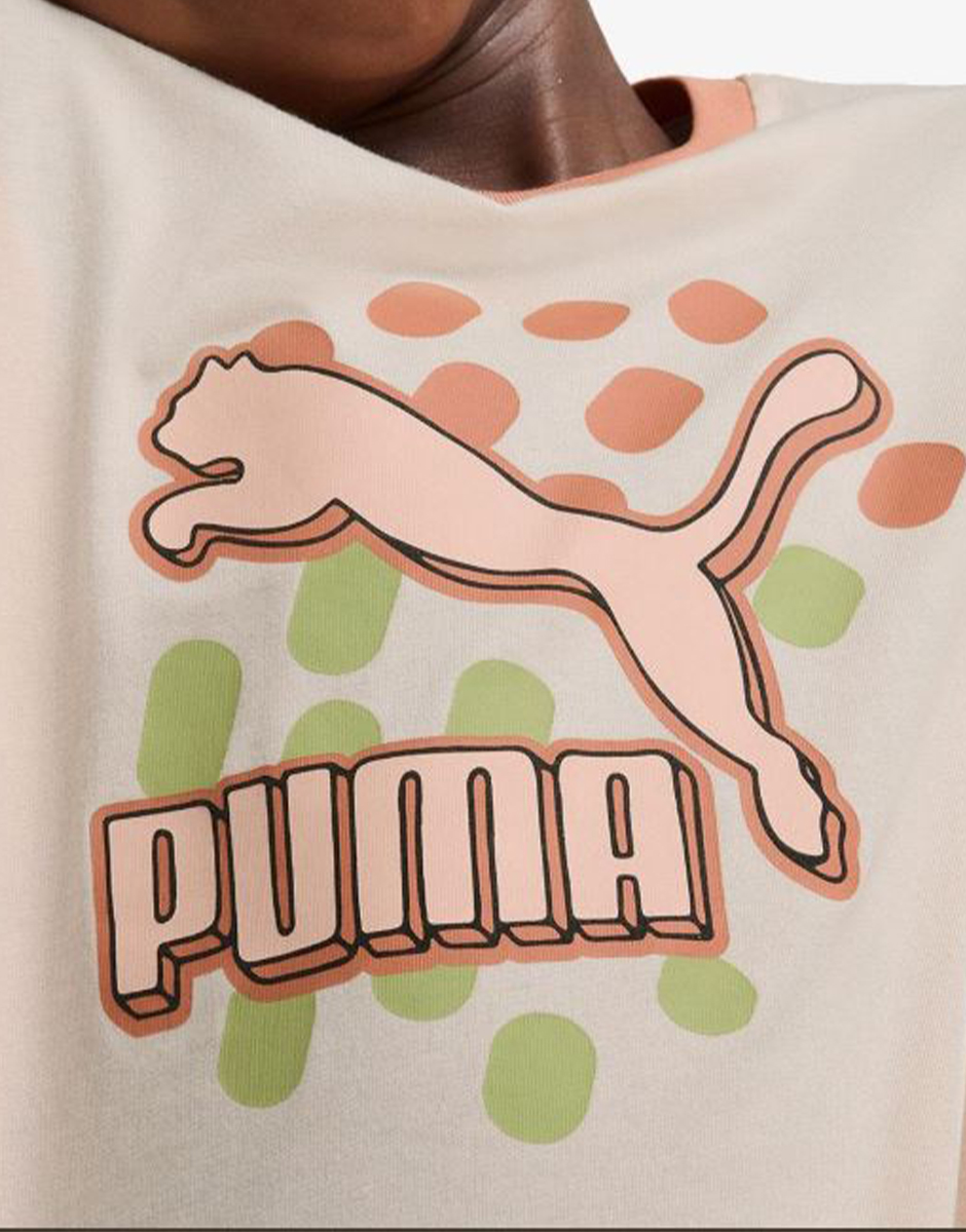 PUMA Classic Puma FC Tee Pink