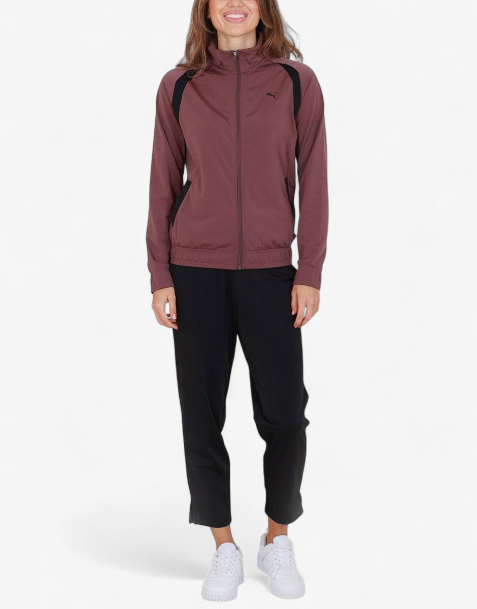 PUMA Classic Tricot Tracksuit Purple/Black