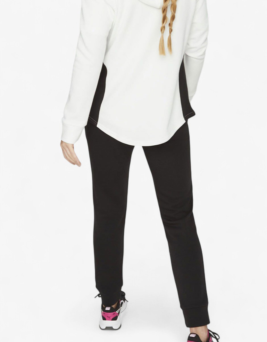 PUMA Classics Hooded Tracksuit White/Black