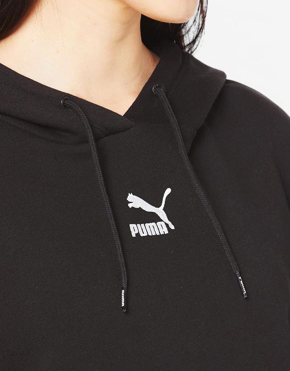 PUMA Classics Oversized Hoodie Black