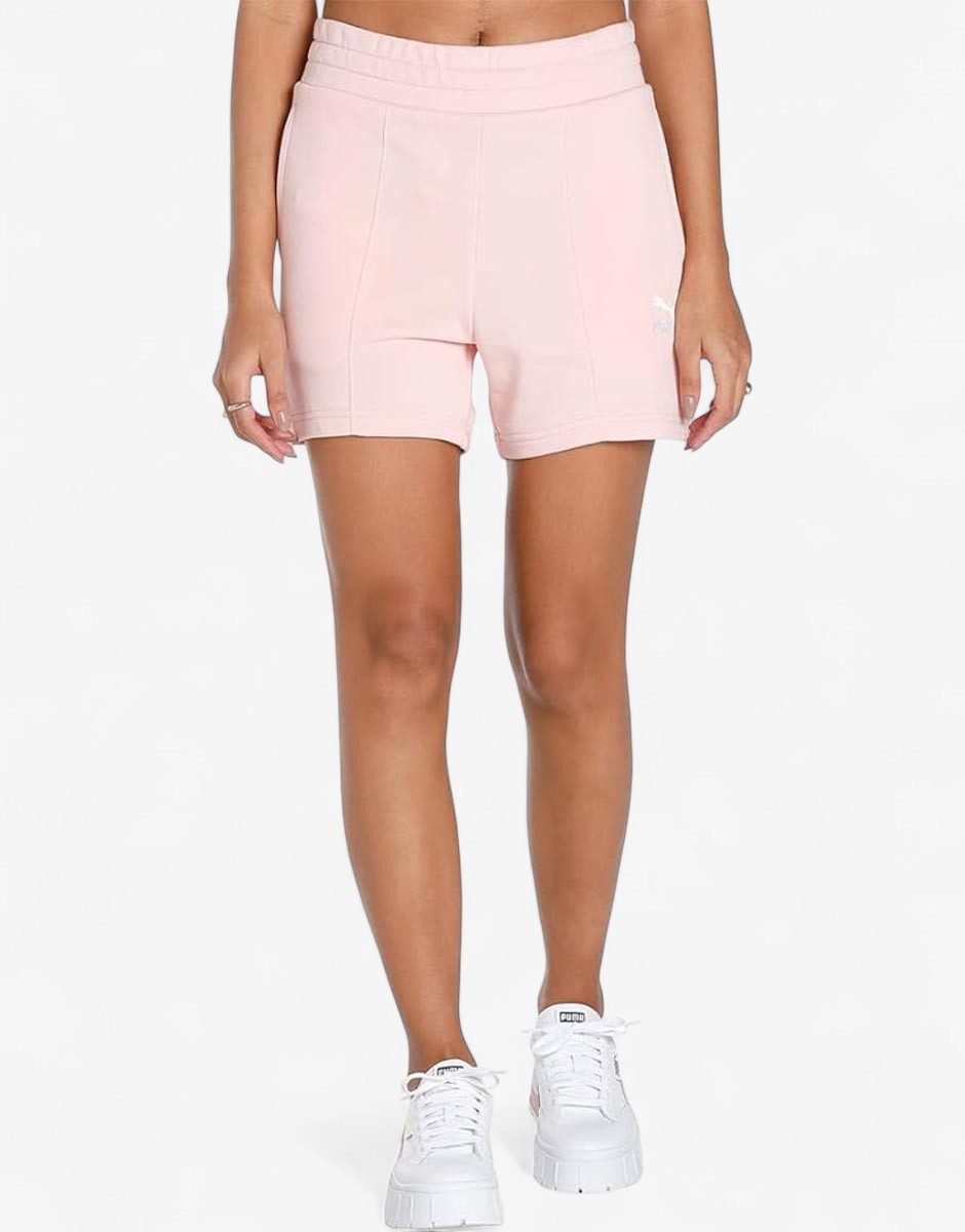 PUMA Classics Pintuck Shorts Pink