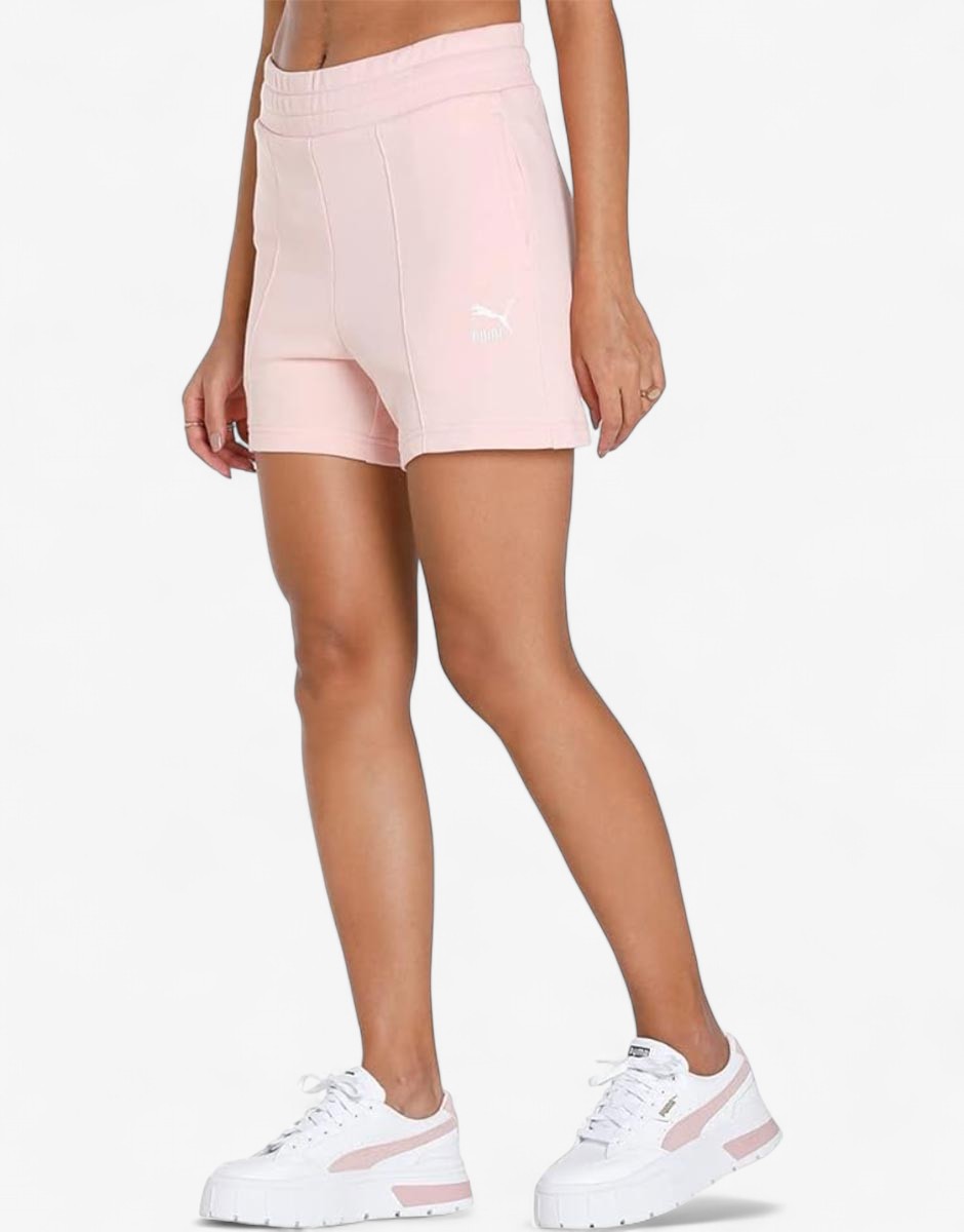 PUMA Classics Pintuck Shorts Pink