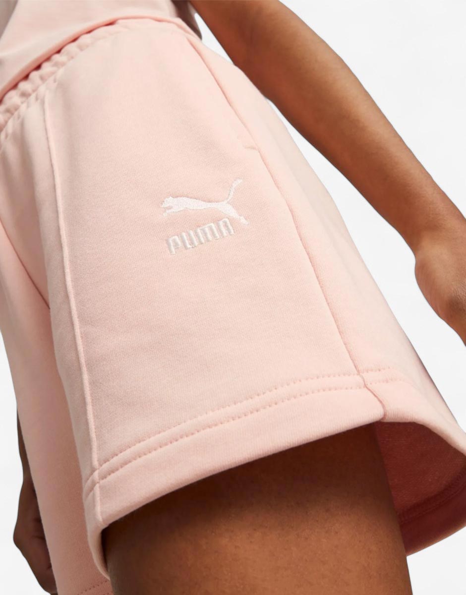 PUMA Classics Pintuck Shorts Pink