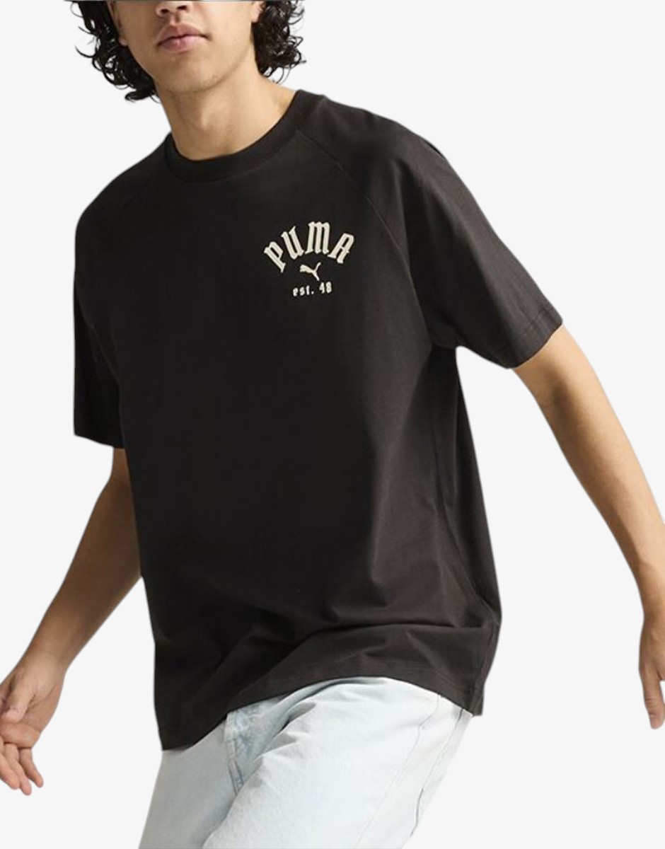 PUMA Classics Play Paris Tee Black