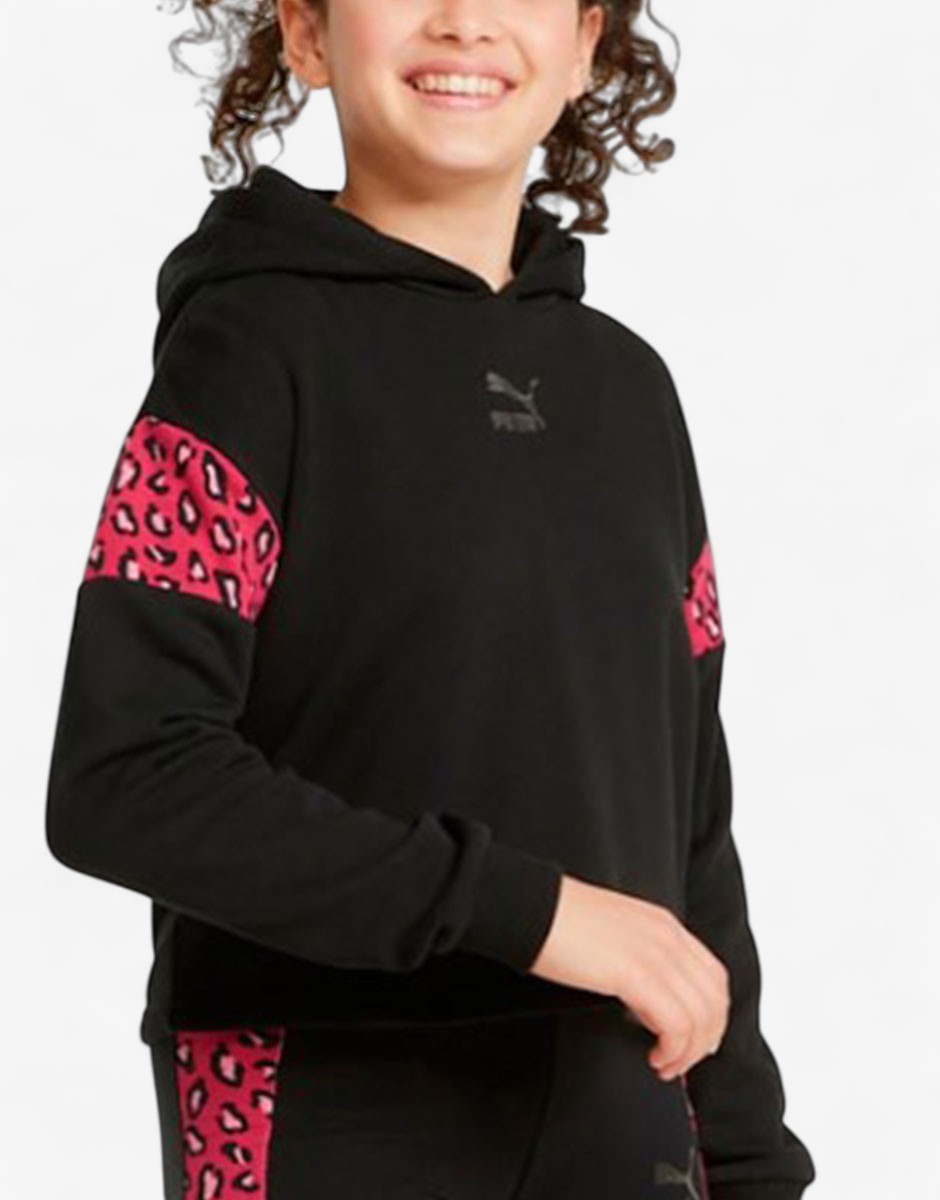 PUMA Classics Summer Roar Hoodie Black