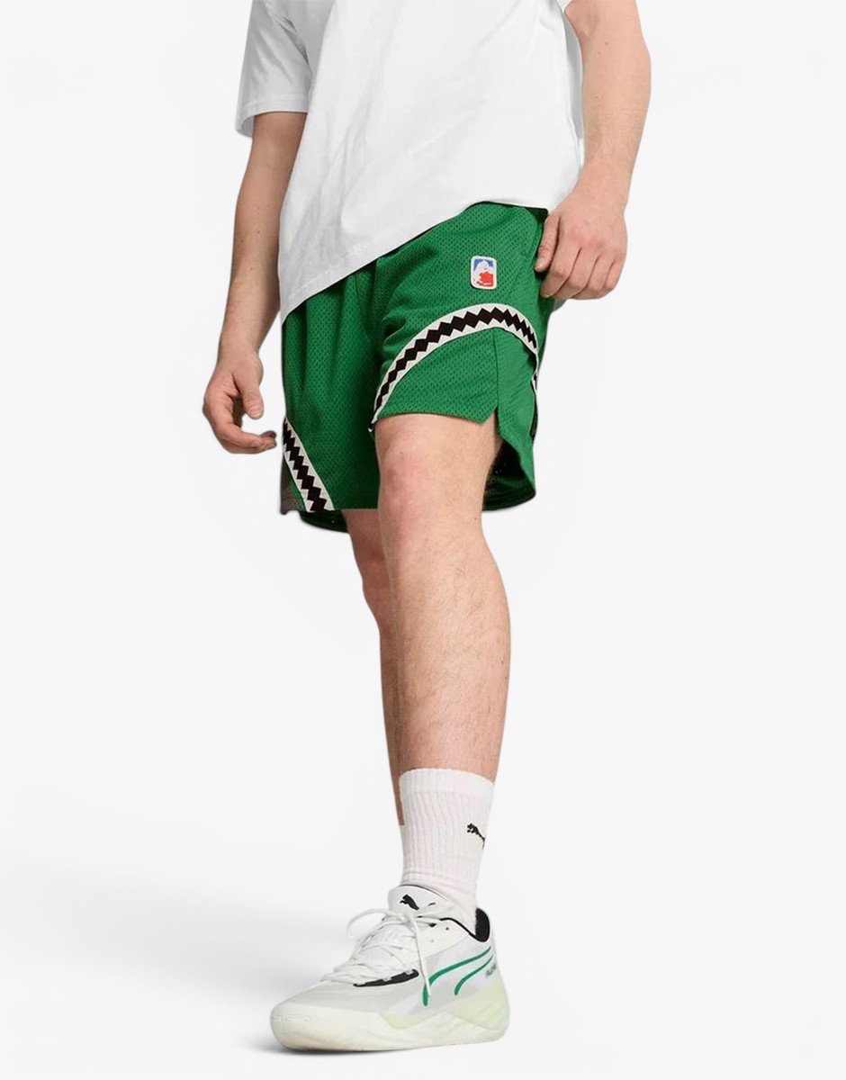 PUMA Crowd Craze Mesh Short Archiv Green