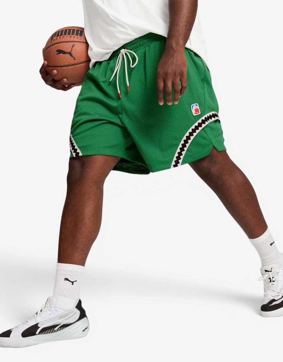 PUMA Crowd Craze Mesh Short Archiv Green