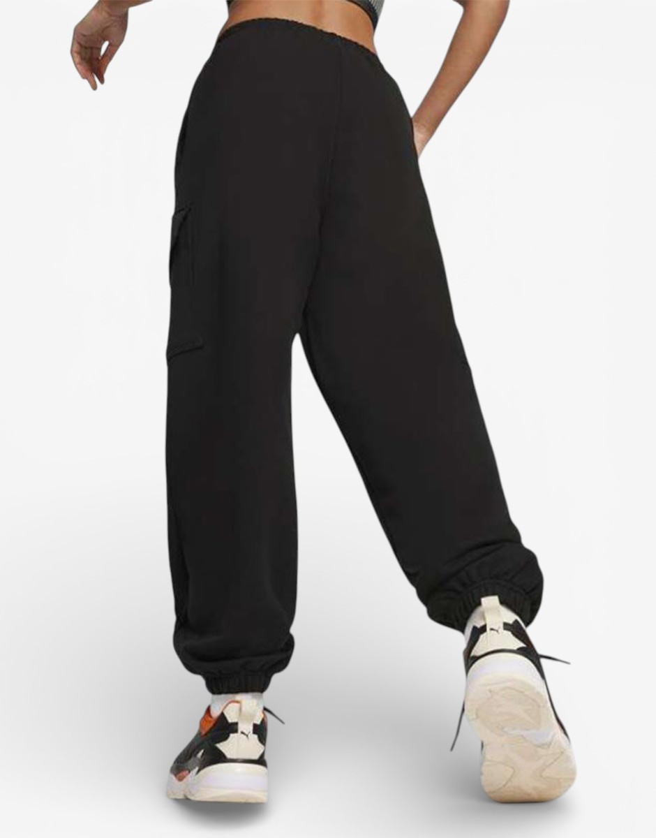 PUMA Dare To Relaxed Cargo Sweatpants Black