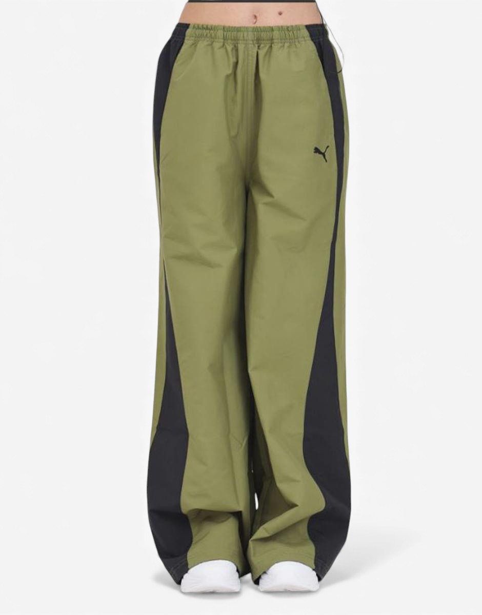 PUMA Dare To Relaxed Parachute Pants Green