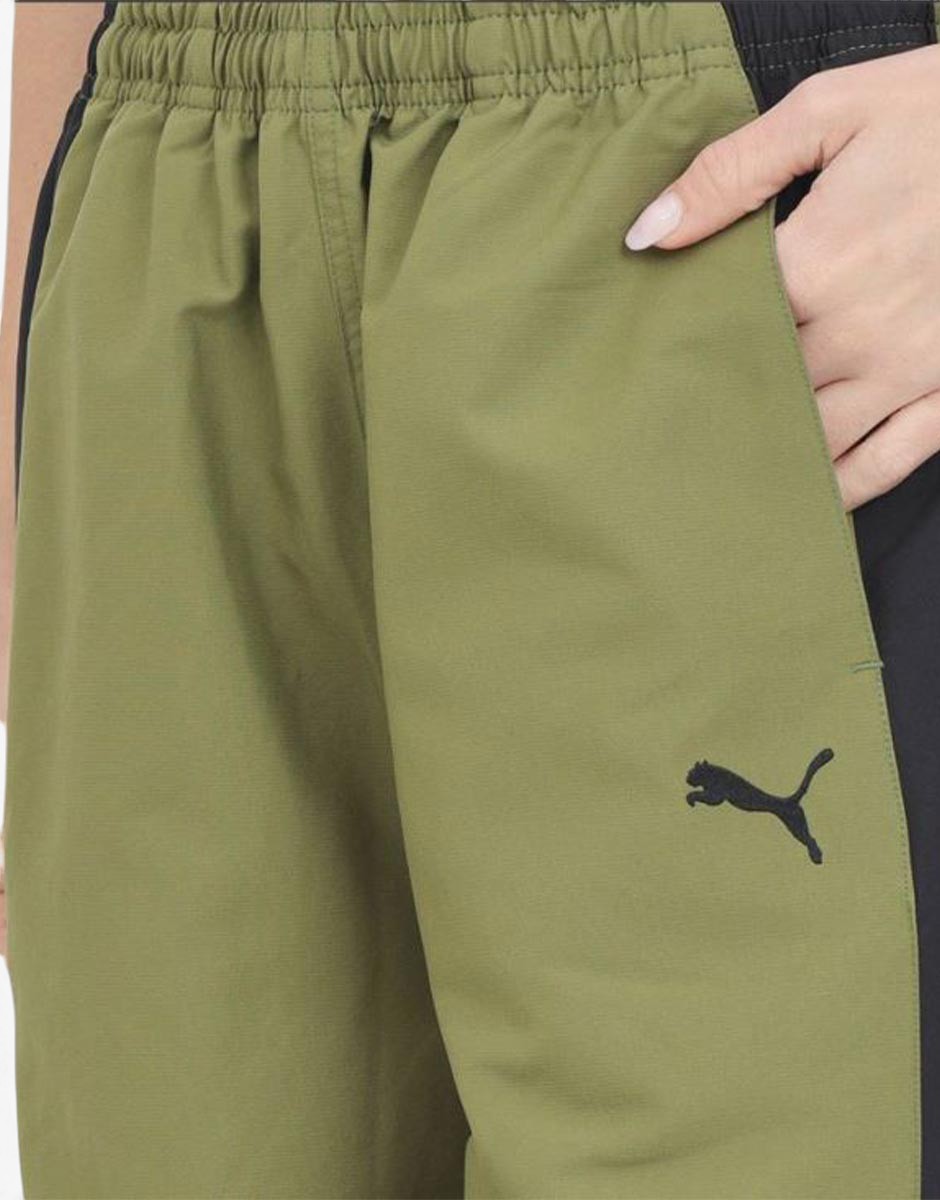 PUMA Dare To Relaxed Parachute Pants Green