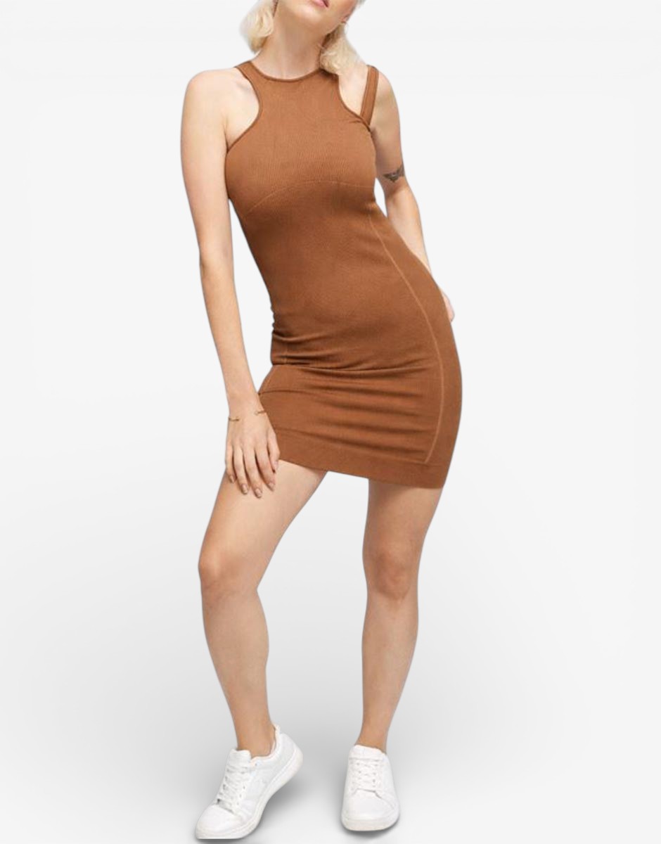 PUMA Dare To Slim Fitl Dress Brown