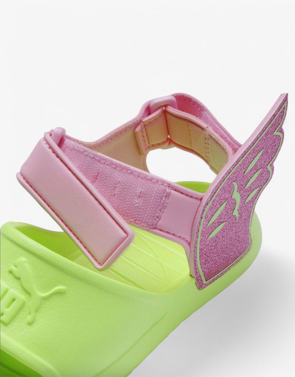 Puma Divecat V2 Injex Hero Glitz Ps Sandals Lime