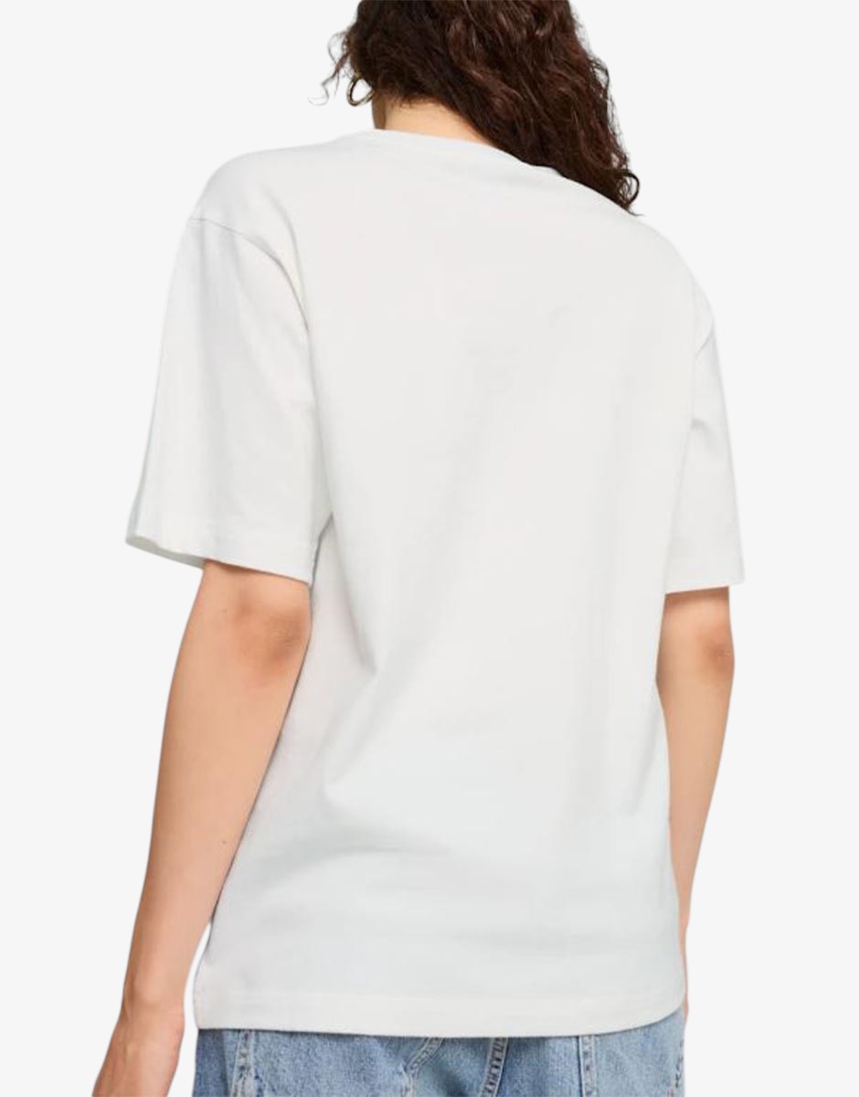 PUMA Downtown Relaxed Graphic Tee White