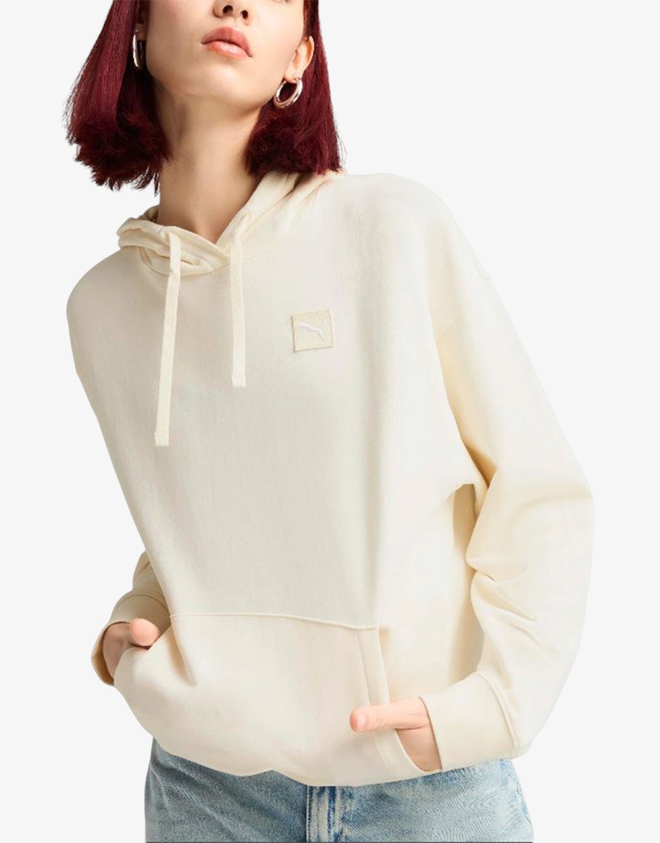 PUMA Ess Elevated Comfort Hoodie TR Beige