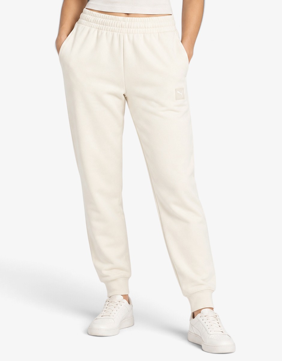 PUMA Ess Elevated Sweatpants TR cl Ecru