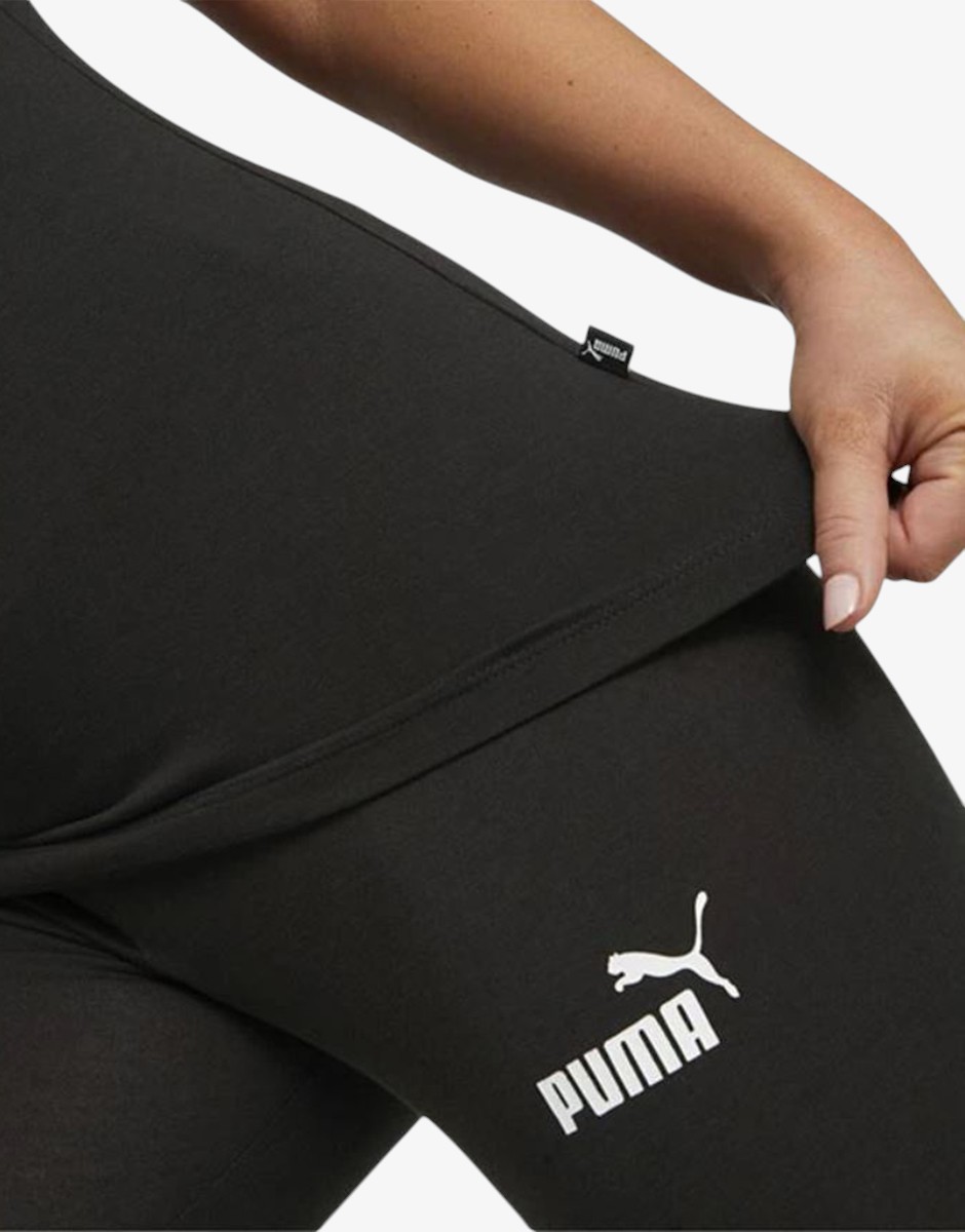 PUMA Ess Slim Logo Tee Black / White