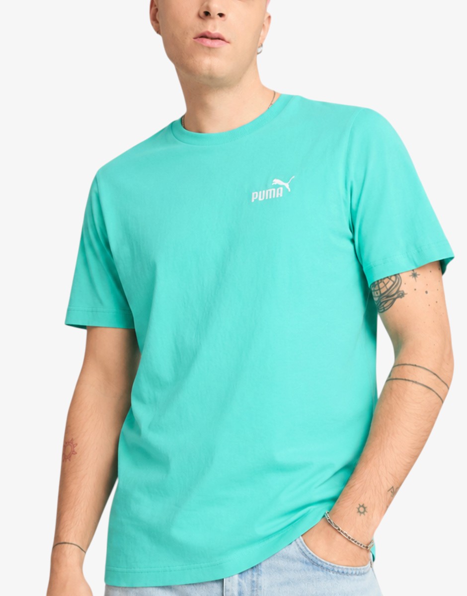PUMA Ess Small No. 1 Logo Tee Turquoise